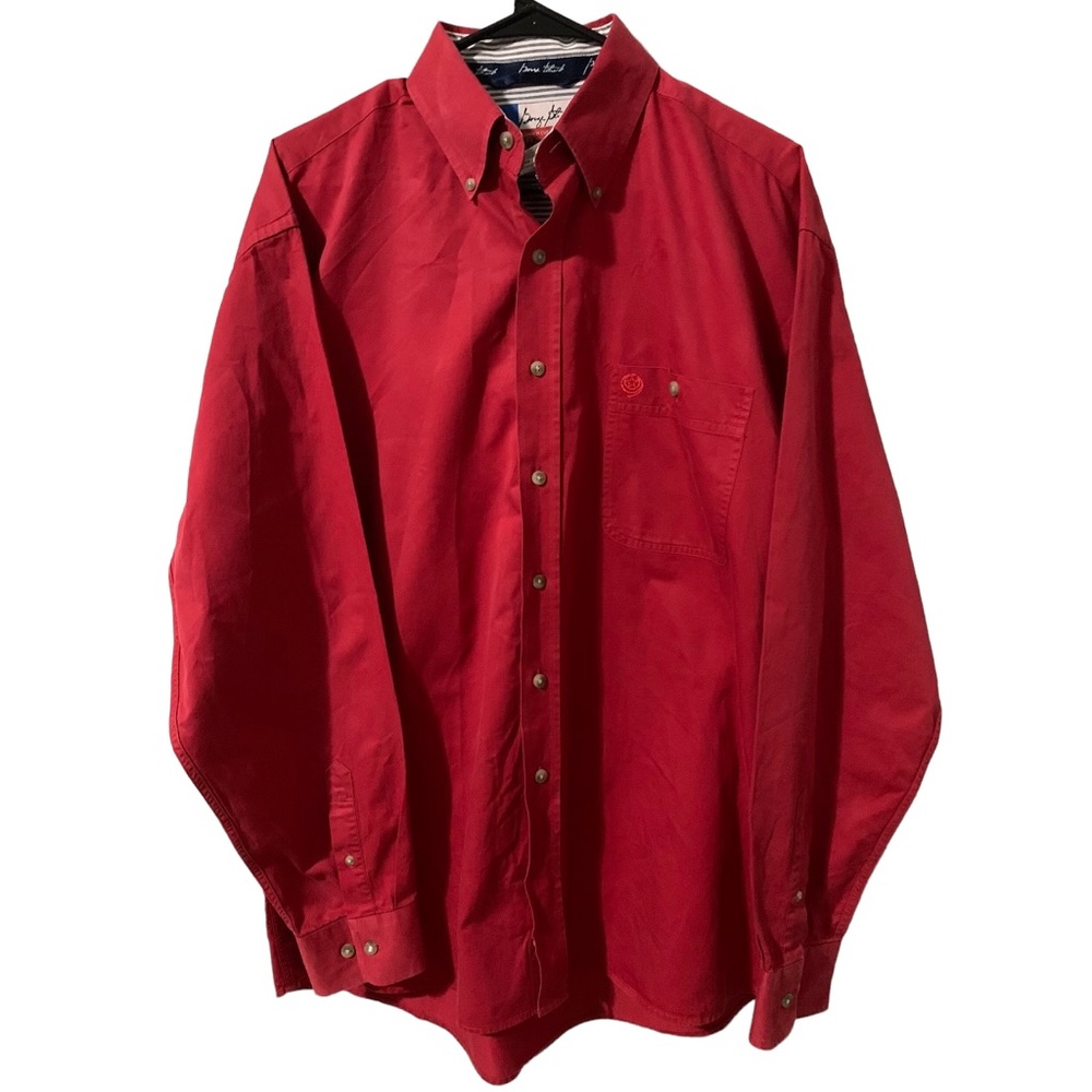 Mens George Strait Wrangler Western Cowboy Cut Collection Red. Size Large.